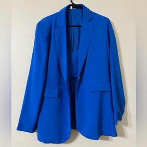 Blue jogger suit set